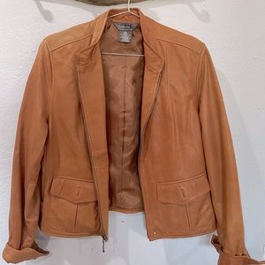 George Large Brown Leather Women’s Jacket